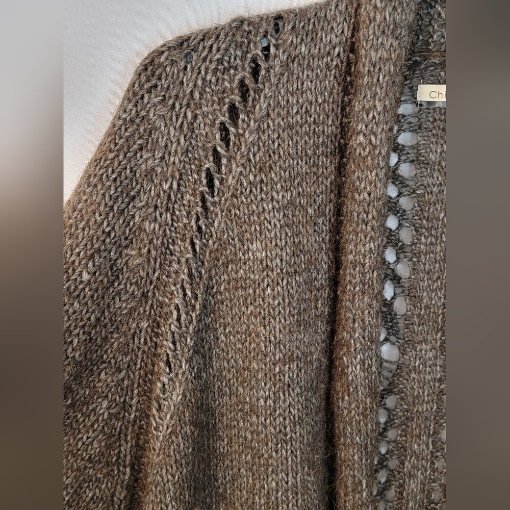 Chiaramente Wool/Alpaca Blend Cardigan Made In Italy Size M - Picture 3 of 8